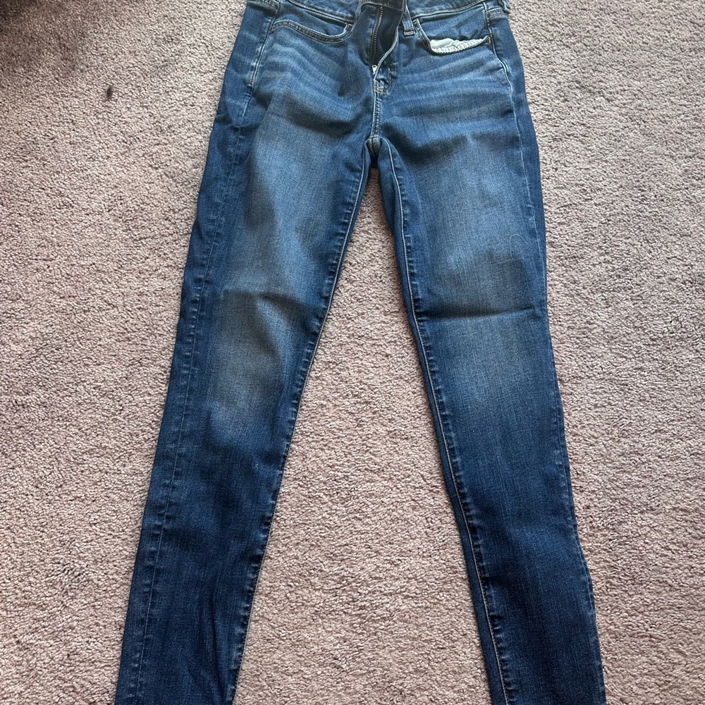 American Eagle Outfitters Dark Blue Skinny Jeans
